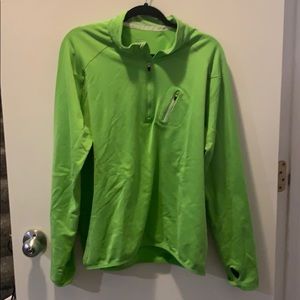 Nike dri fit sweater green large